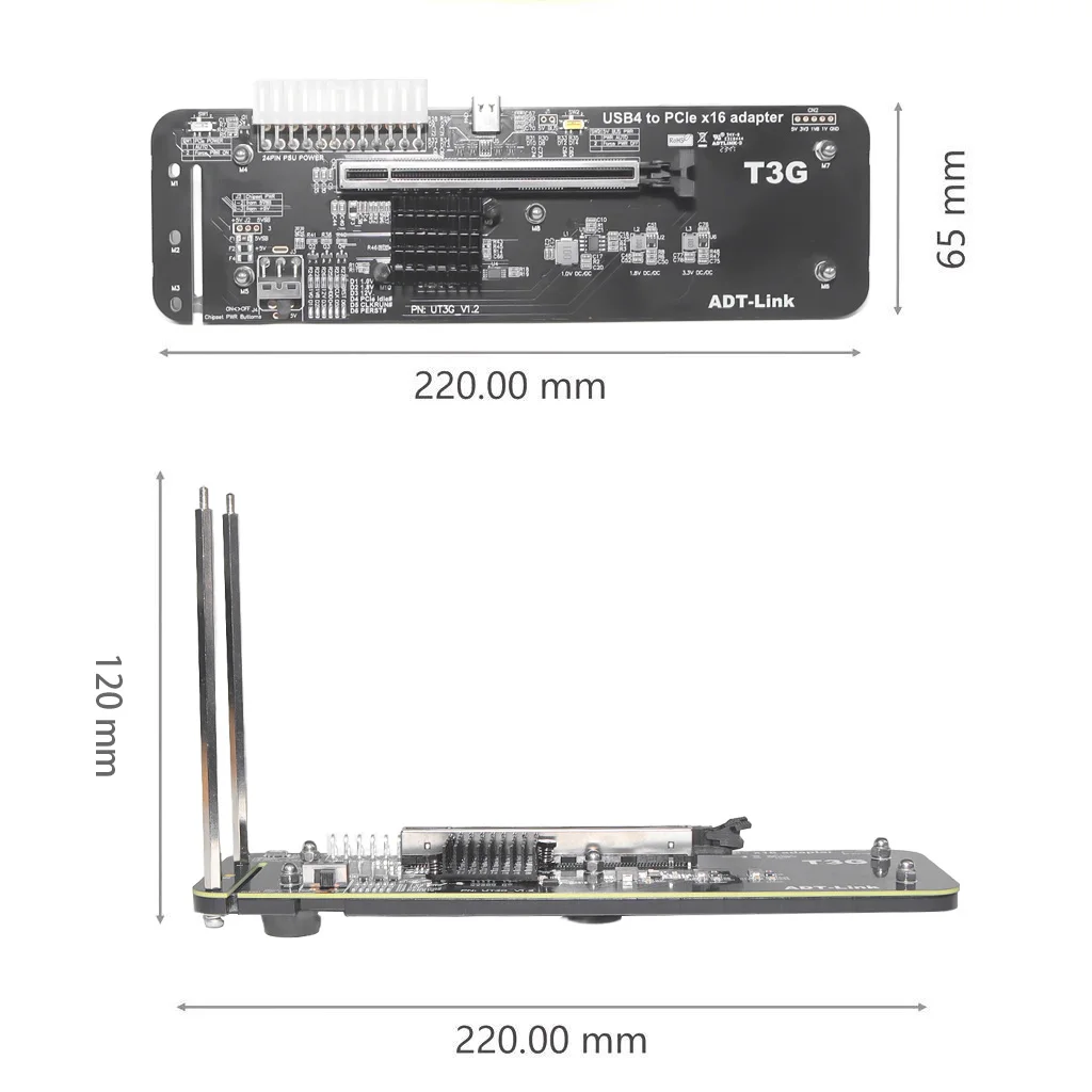 ADT UT3G NUC ITX STX 노트북 PC 그래 - Gpu External Dock Egpu Thunderbolt 4 리뷰 및 가격